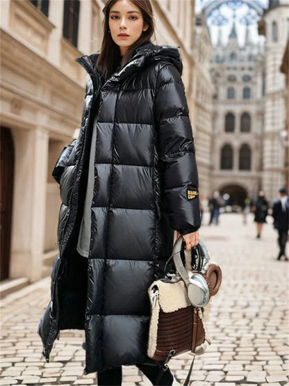 Fall Hooded Longline Puffer Coat