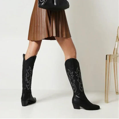 Fall Western Knee-High Boots