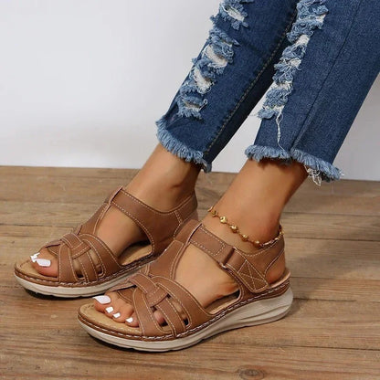 Woven Strap Slingback Sandals