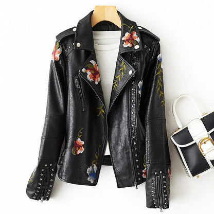 Fall Embroidered Floral Jacket
