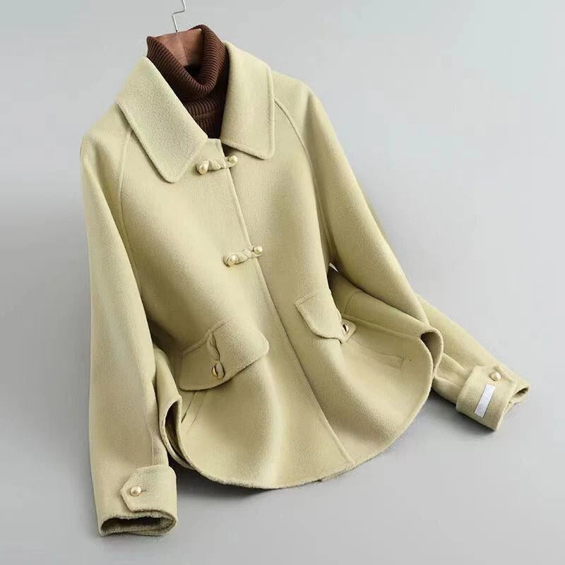 Fall Toggle Peplum Coat