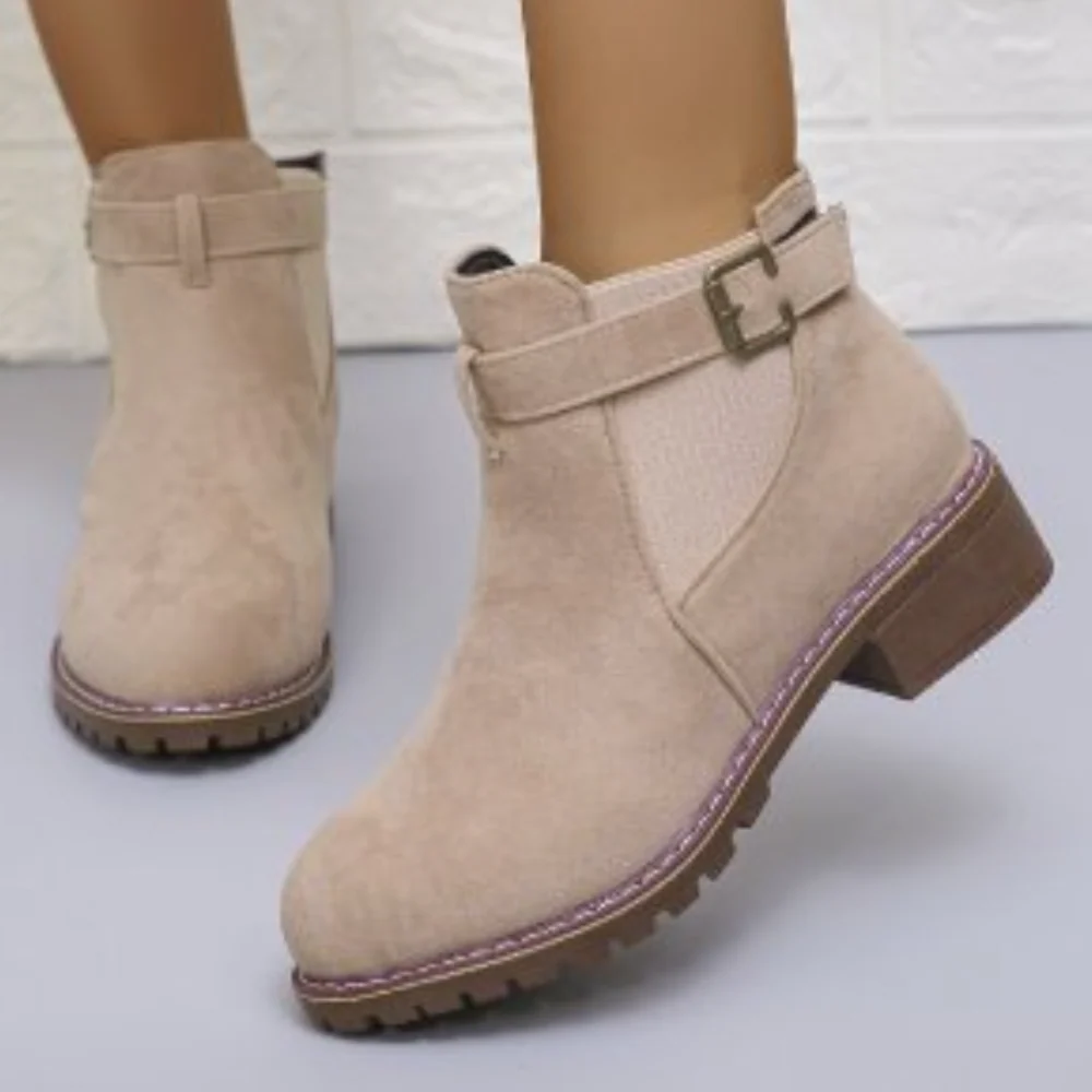 Fall Plum Zip Boots