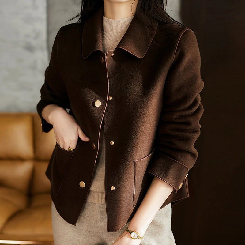 Fall Short Buttoned Coat