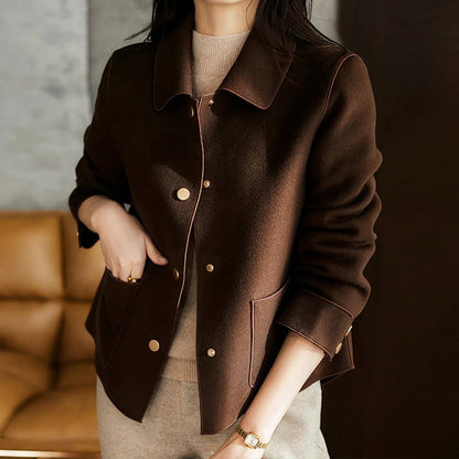 Fall Short Buttoned Coat