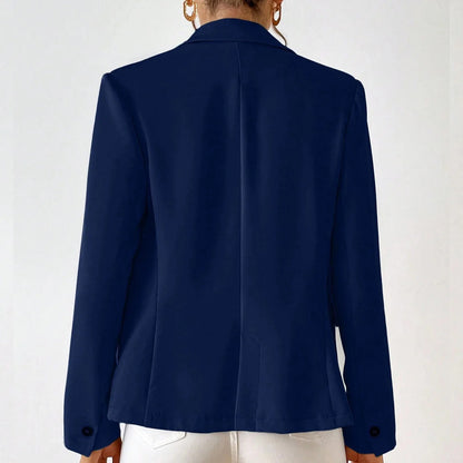 Single-Button Tailored Blazer