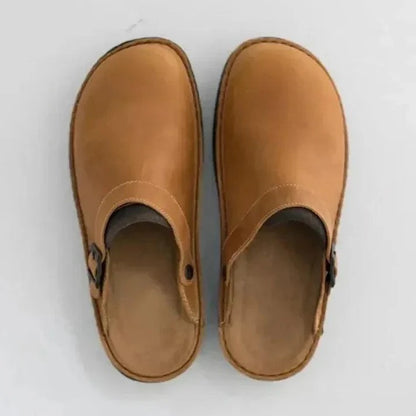 Buckle Strap Mule Clogs