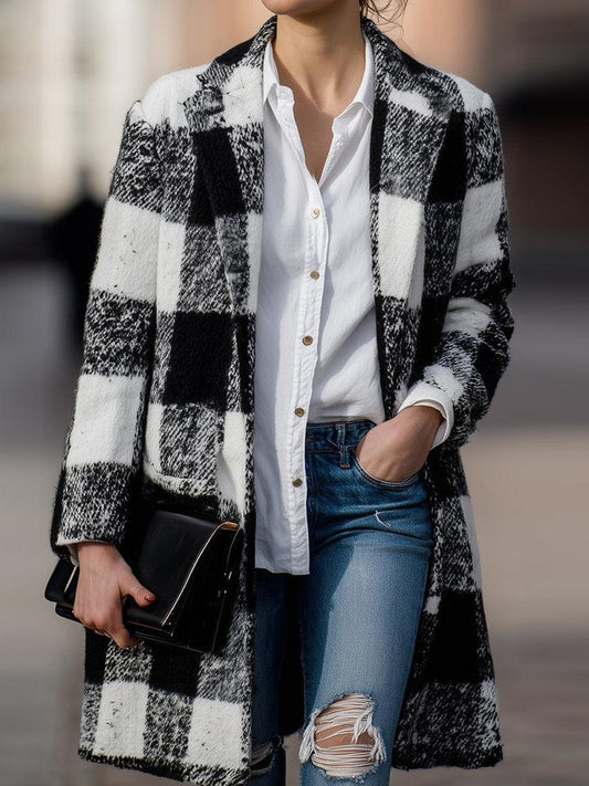 Fall Checkered Coat