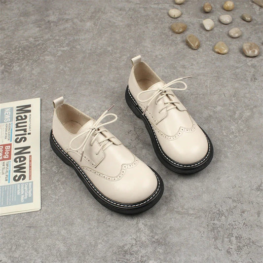 Classic Brown Lace-Up Shoes