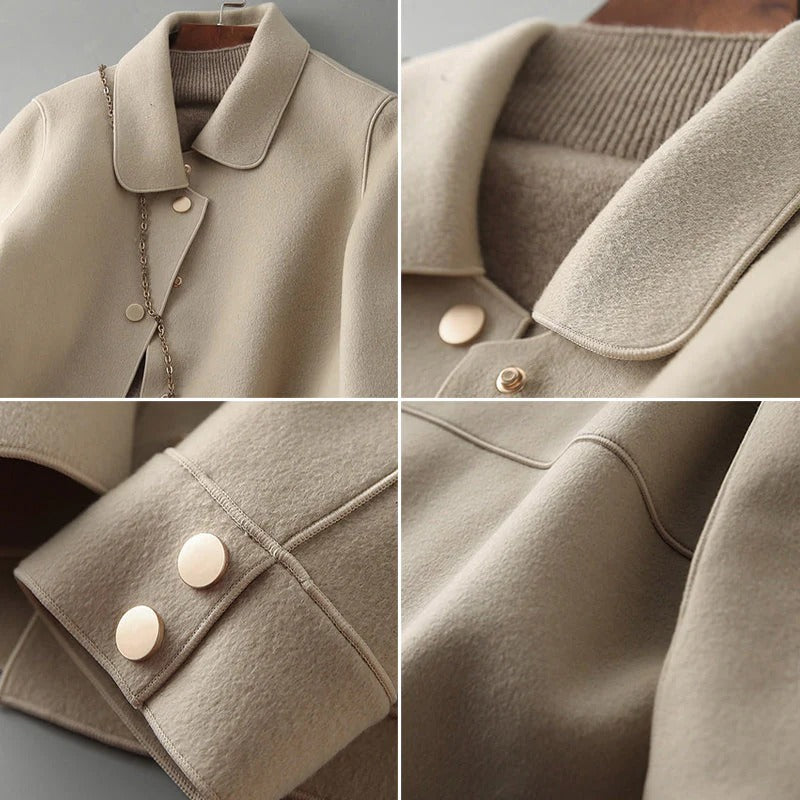 Fall Short Buttoned Coat