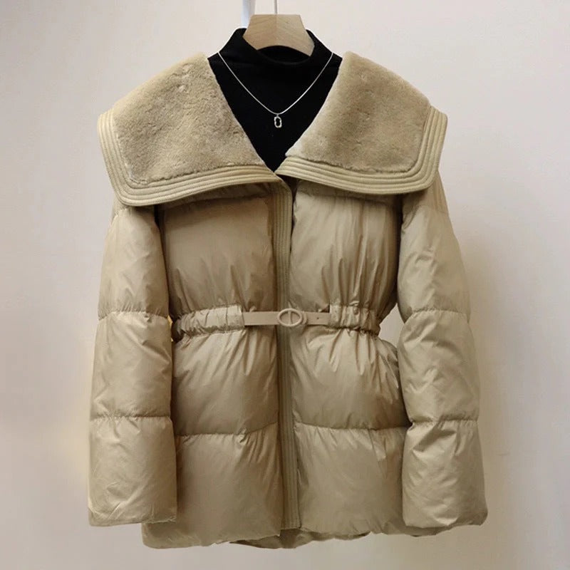 Fall Belted Down Jacket