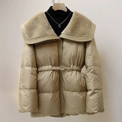 Fall Belted Down Jacket