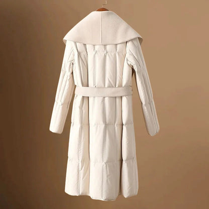 Fall Belted Down Coat