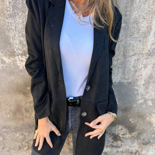 Single-Breasted Tailored Blazer