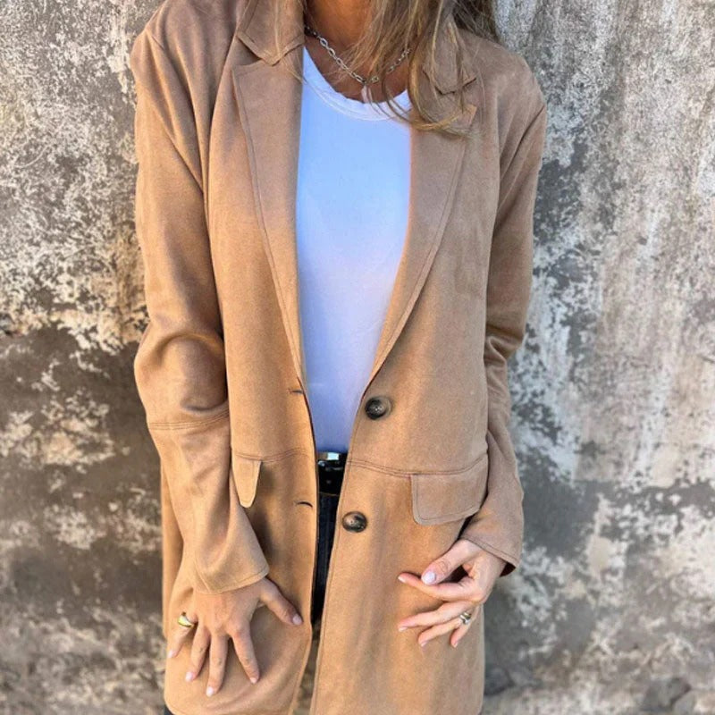 Single-Breasted Tailored Blazer