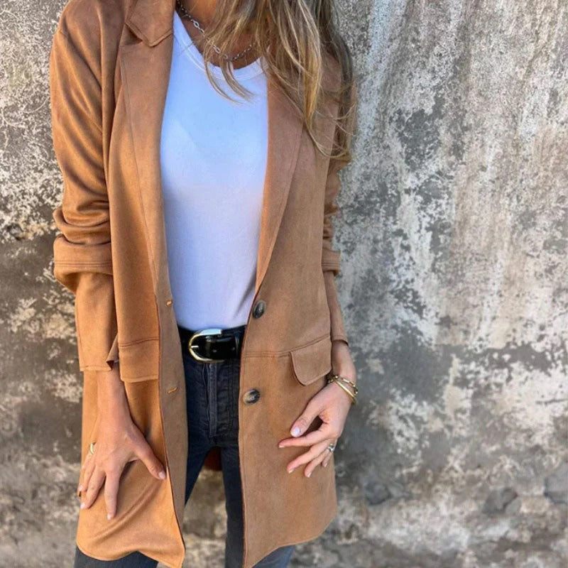 Single-Breasted Tailored Blazer