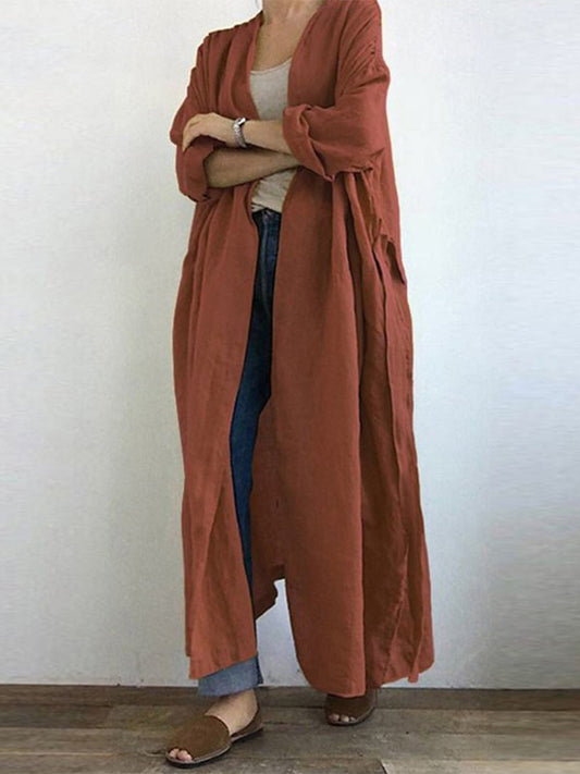 Clay Flow Trench Coat