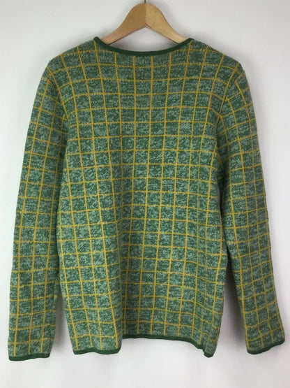 Fall Grid Knit Sweater