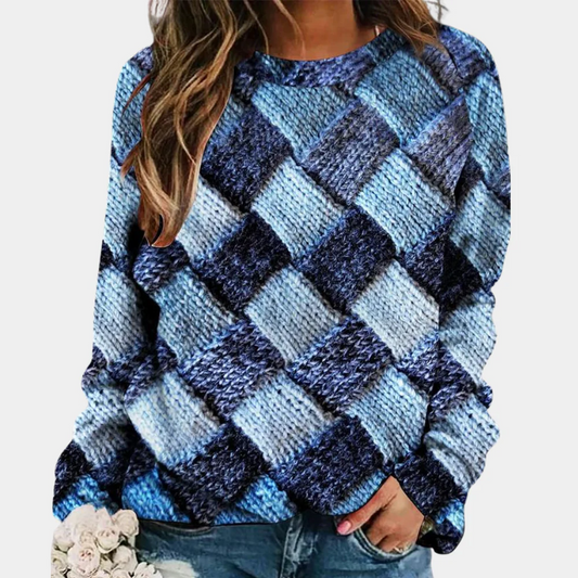 Fall Multi-Color Weave Sweater