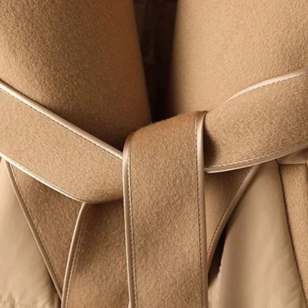 Fall Belted Down Coat