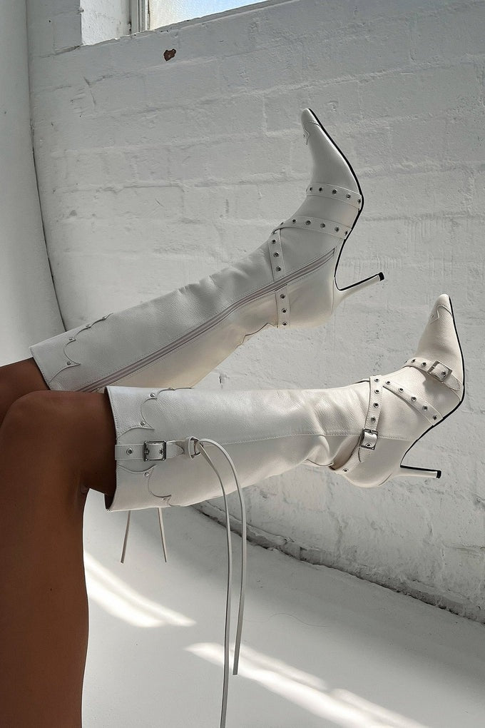 Fall Studded Tall Boots