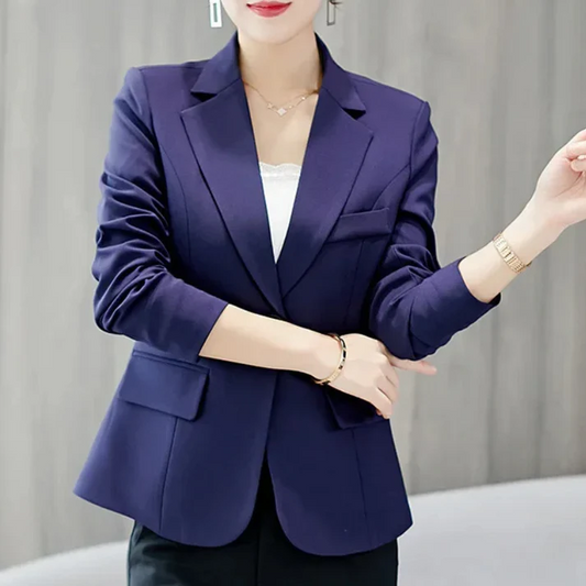 Tailored One-Button Blazer