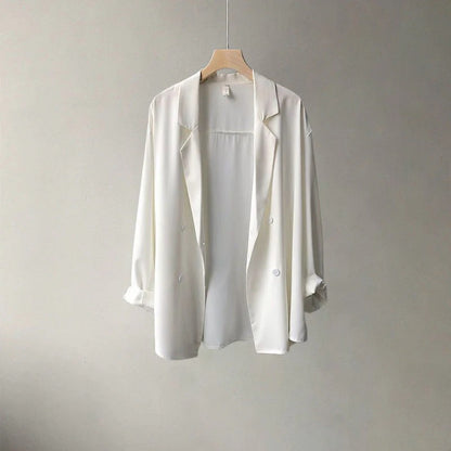Relaxed Double-Breasted Blazer