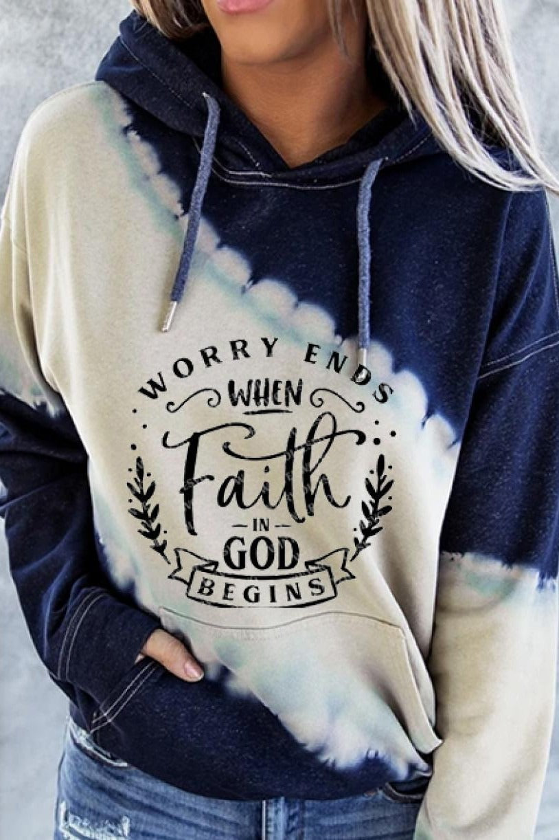 Fall Tie-Dye Graphic Hoodie