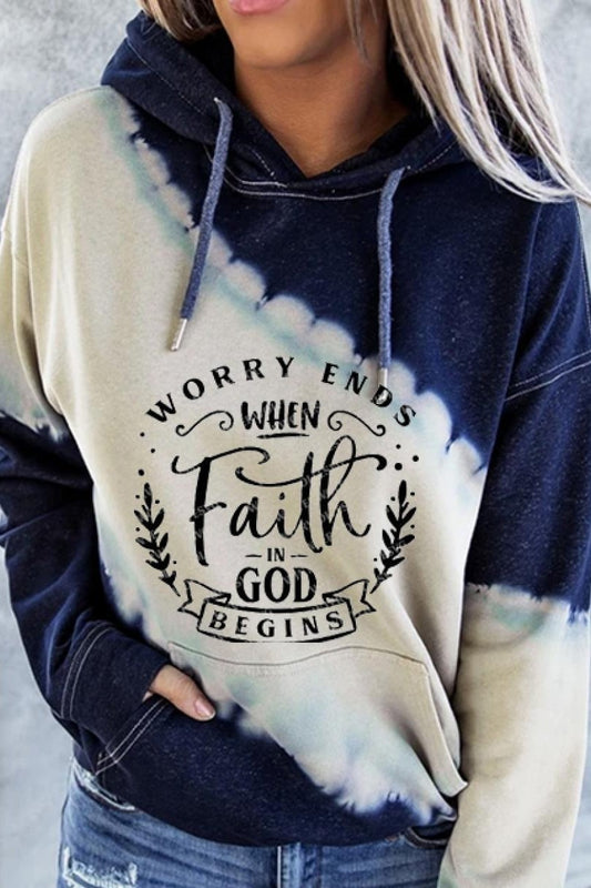 Fall Tie-Dye Graphic Hoodie
