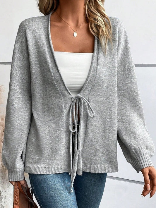Tie Front Cardigan
