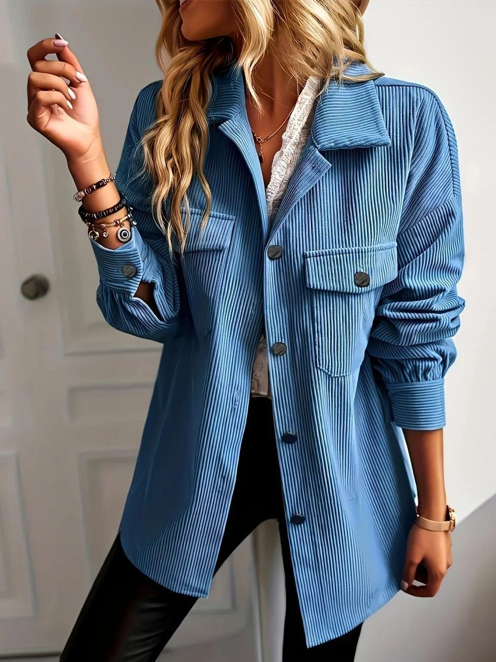 Fall Corduroy Shirt Jacket