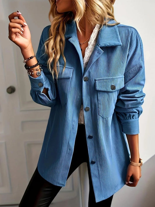 Fall Corduroy Shirt Jacket