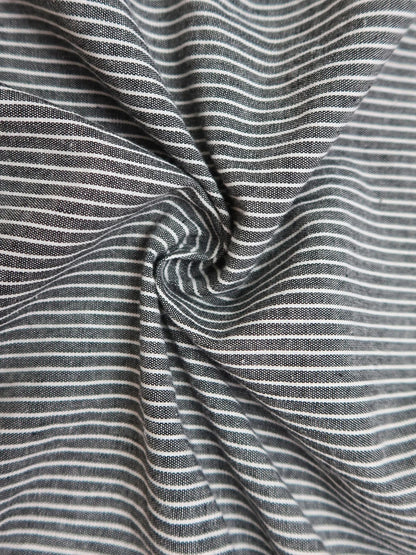 Striped Open-Front Cardigan