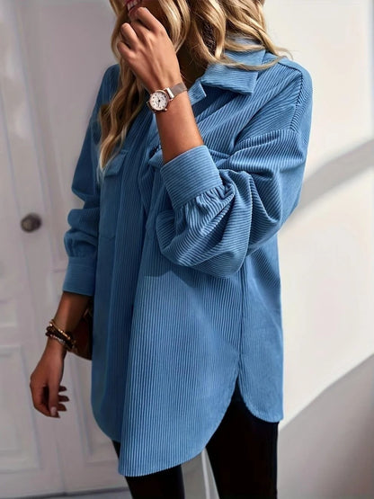 Fall Corduroy Shirt Jacket