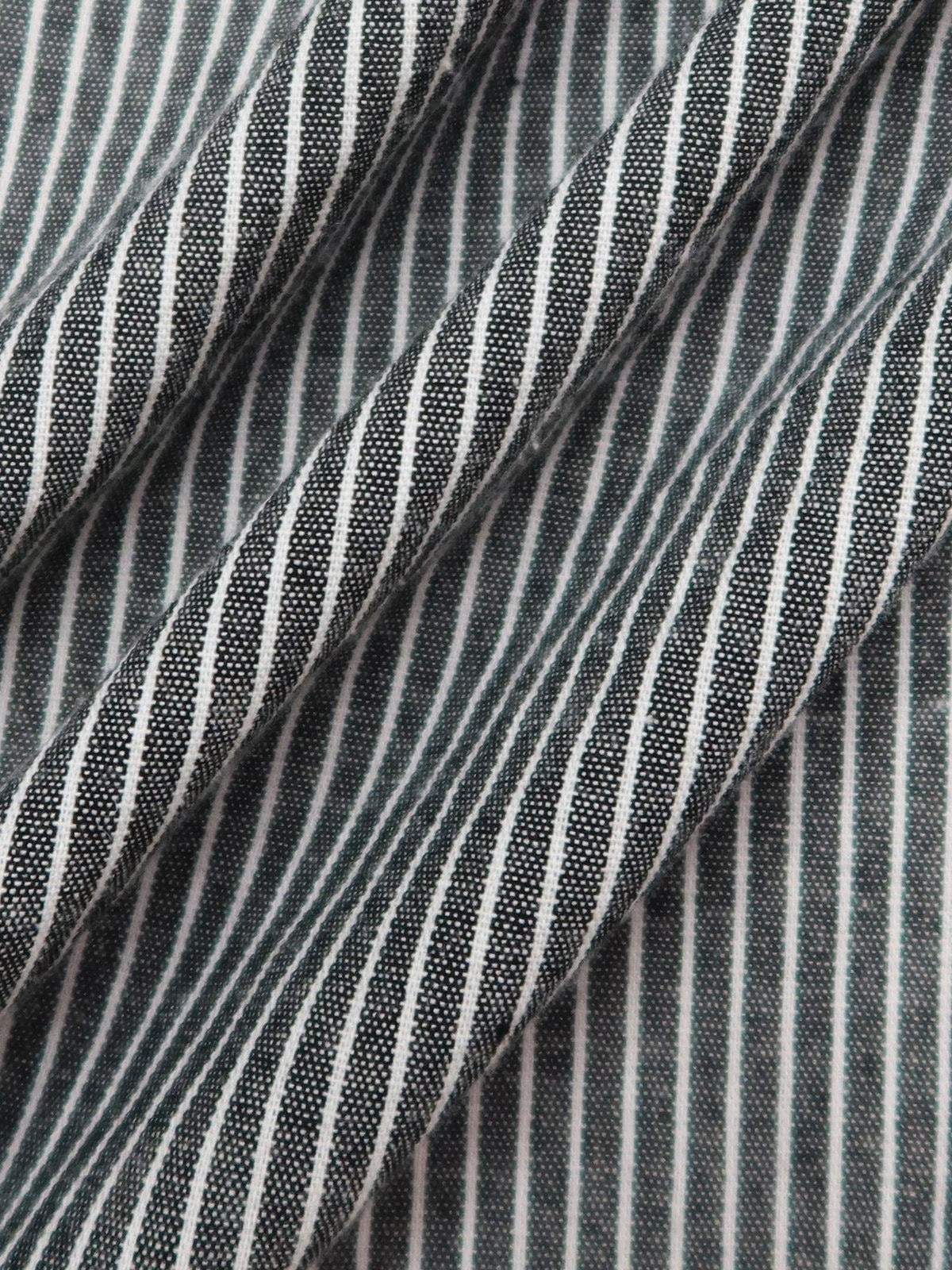 Striped Open-Front Cardigan