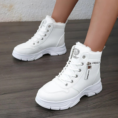 Fall Lace-Up Ankle Boots