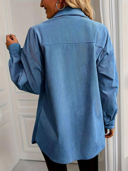Fall Corduroy Shirt Jacket