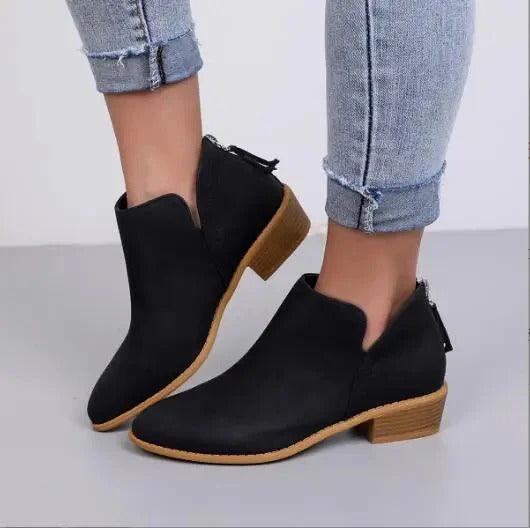 Fall Minimal Cut Ankle Boots