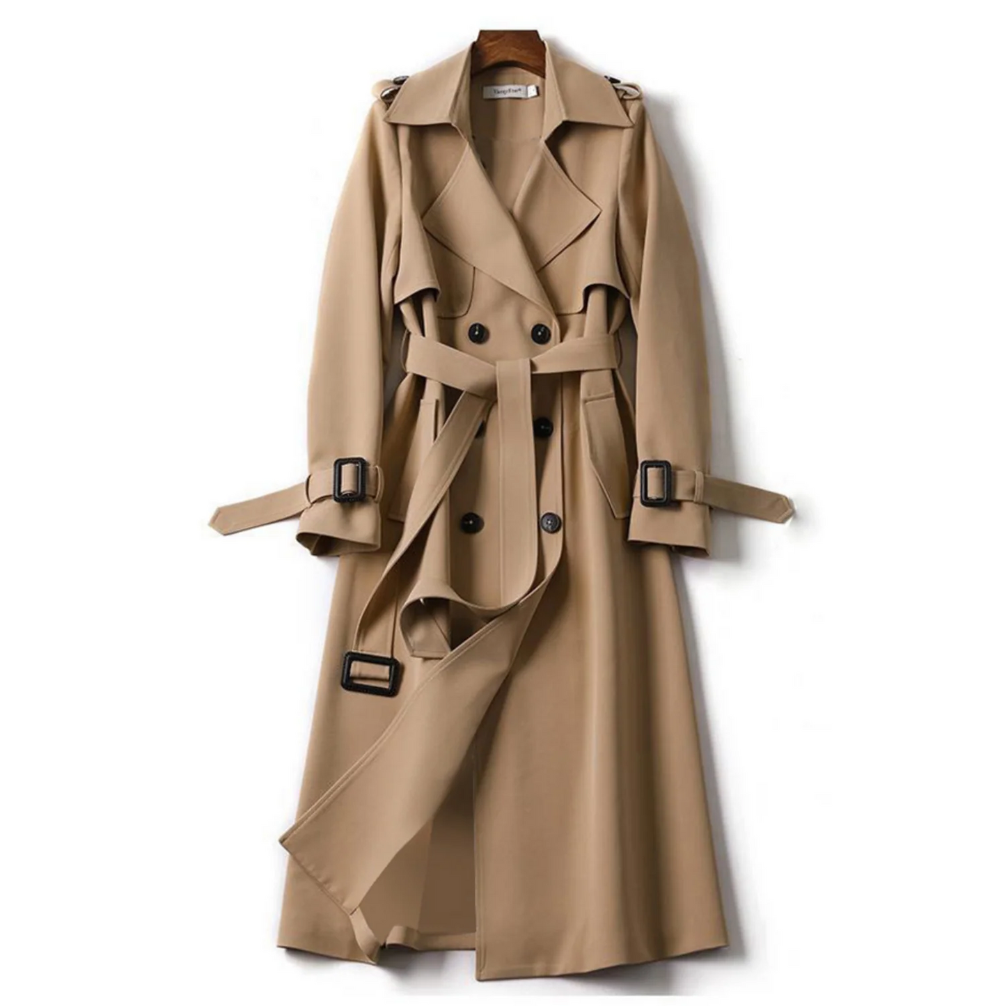 Fall Double-Breasted Trench Coat