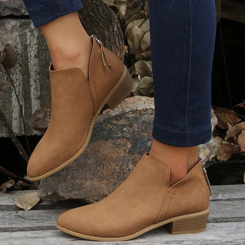 Fall Minimal Cut Ankle Boots