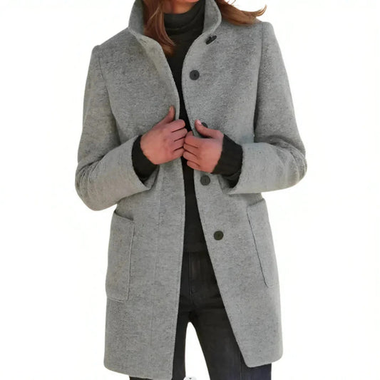 Fall Stand-Collar Coat