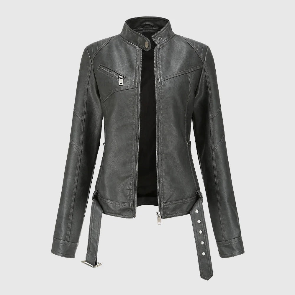 Fall Belted Moto Jacket