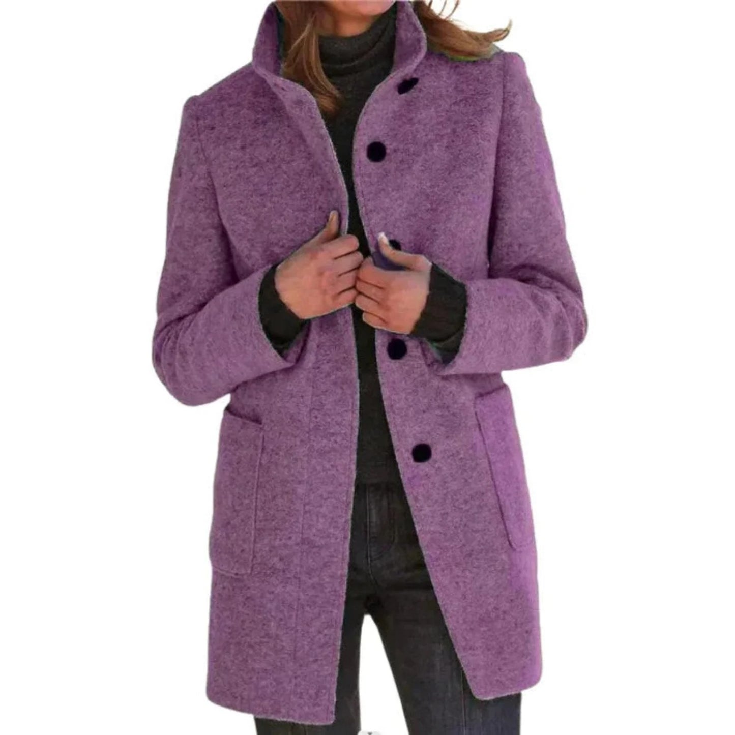 Fall Stand-Collar Coat