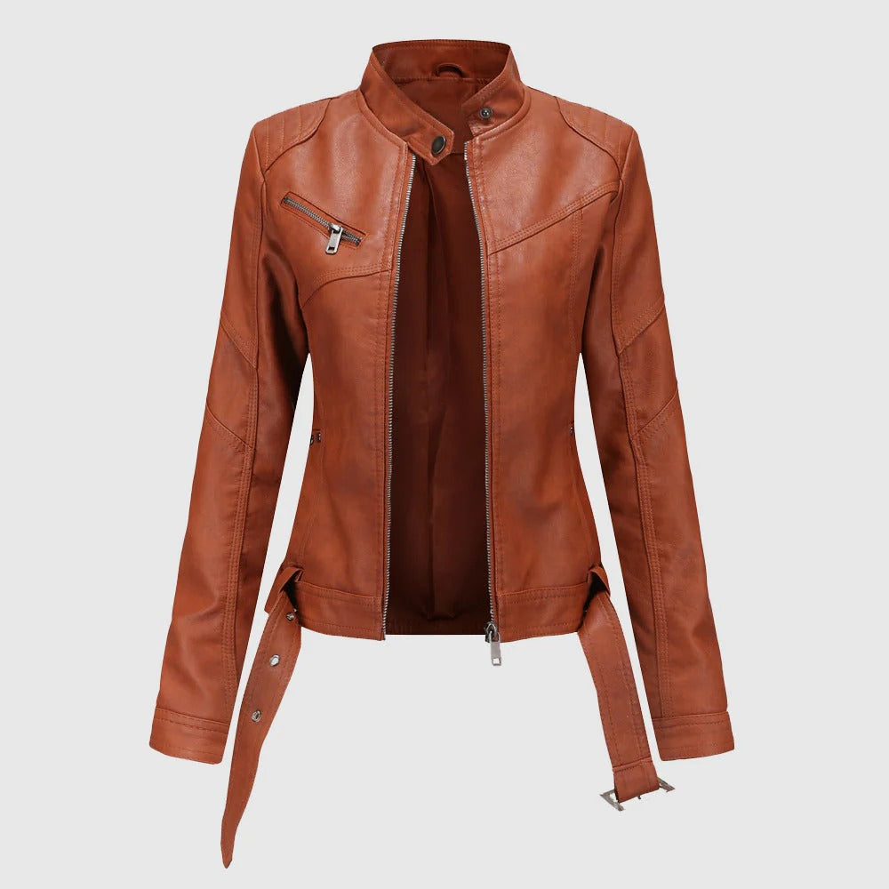 Fall Belted Moto Jacket