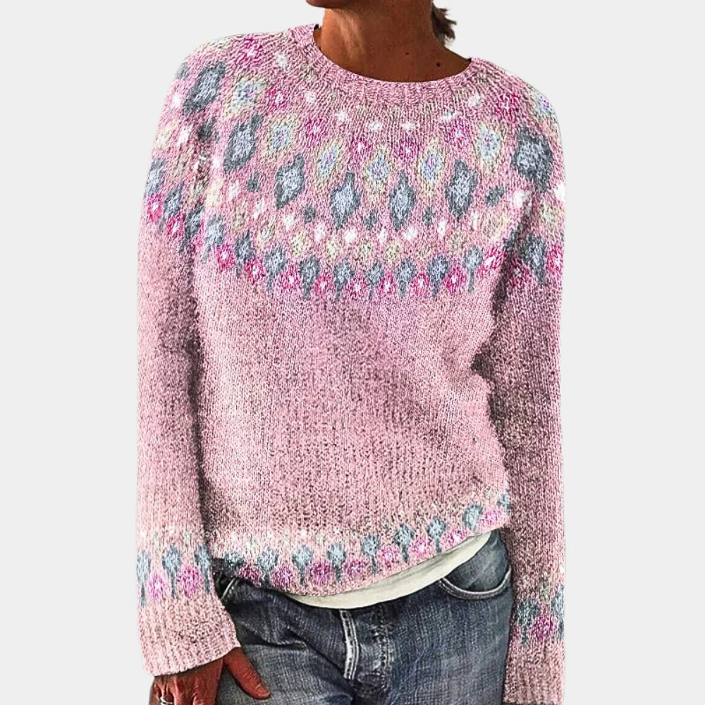 Fall Brushed Yoke Sweater