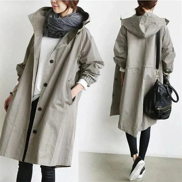 Oversized Button Front Coat