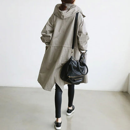 Oversized Button Front Coat