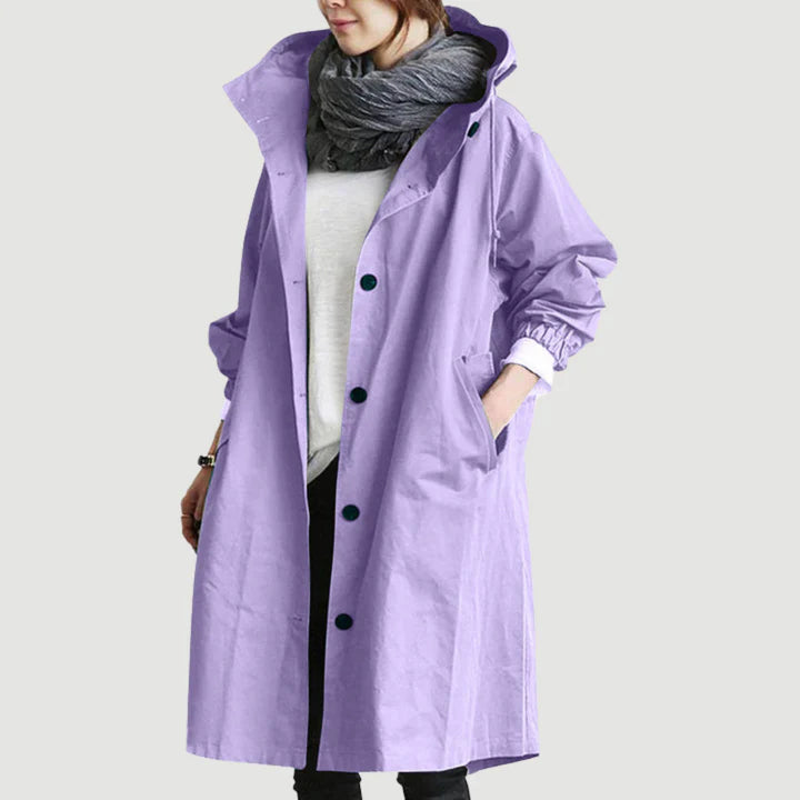 Oversized Button Front Coat