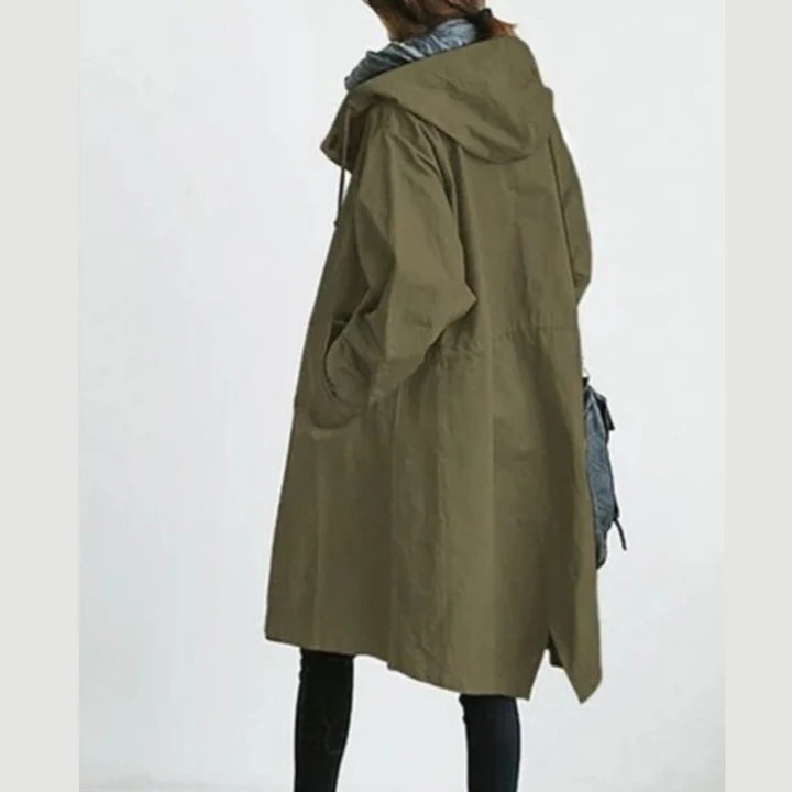 Oversized Button Front Coat