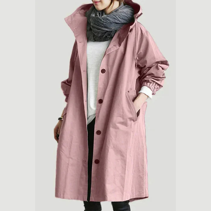Oversized Button Front Coat