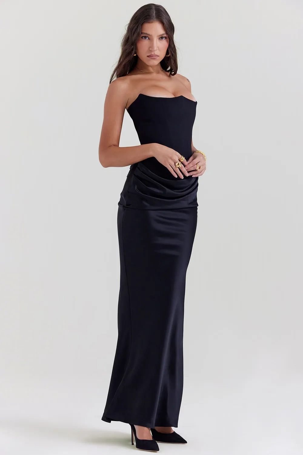 ISLA - ELEGANT MAXI SLIP DRESS